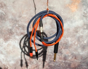 Sennheiser HD 600/650/660S MODULAR Cable — 6.3mm/3.5mm/Balanced 4-pin XLR and 4.4mm Pentaconn — Customizable — Made in England