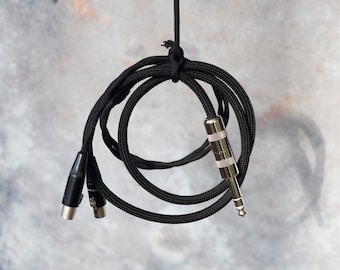 Dual 4-pin mXLR to 6.3mm/3.5mm/Balanced 4-pin XLR and 4.4mm Pentaconn — Designed for Audeze, Meze & ZMF Headphones — Made in the UK