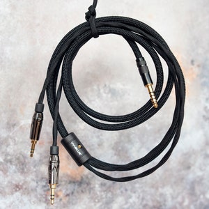 Audeze, Meze & ZMF Cable Dual 4-pin mXLR to 6.3mm/3.5mm/Balanced 4-pin XLR and 4.4mm Pentaconn Customisable Made in the UK image 3