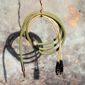 Cavo MODULARE Audeze LCD/Meze - Doppio mXLR a 4 pin a 6,3 mm/3,5 mm/XLR a 4 pin bilanciato e Pentaconn da 4,4 mm - Personalizzabile - Prodotto in Inghilterra