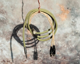 Audeze LCD / Meze MODULAR  Cable — Dual 4-pin mXLR to 6.3mm/3.5mm/Balanced 4-pin XLR and 4.4mm Pentaconn — Customisable — Made in England
