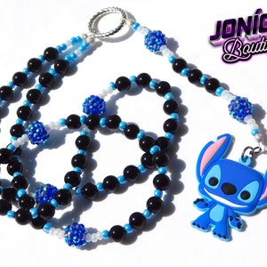 Lilo and Stitch, Stitch Necklace, Stitch Rosary, Disney Necklace, Disney Jewelry, Kids Necklace, Ohana, Disney