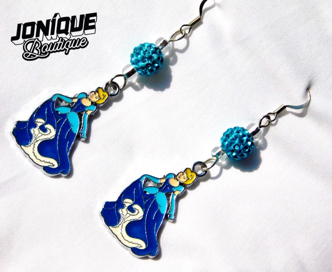 Cinderella Earrings Cinderella Jewelry Disney Earrings Etsy