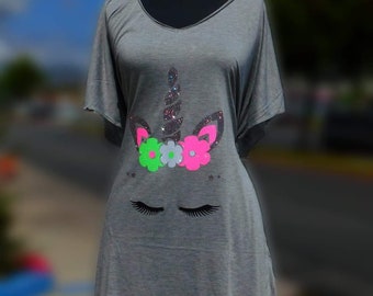 Unicorn Shirt, Unicorn T-Shirt, Unicorn Women Shirt, Fantasy Shirt, Horse Shirt, Animal Shirt, Cute Unicorn Shirt, Adult Unicorn