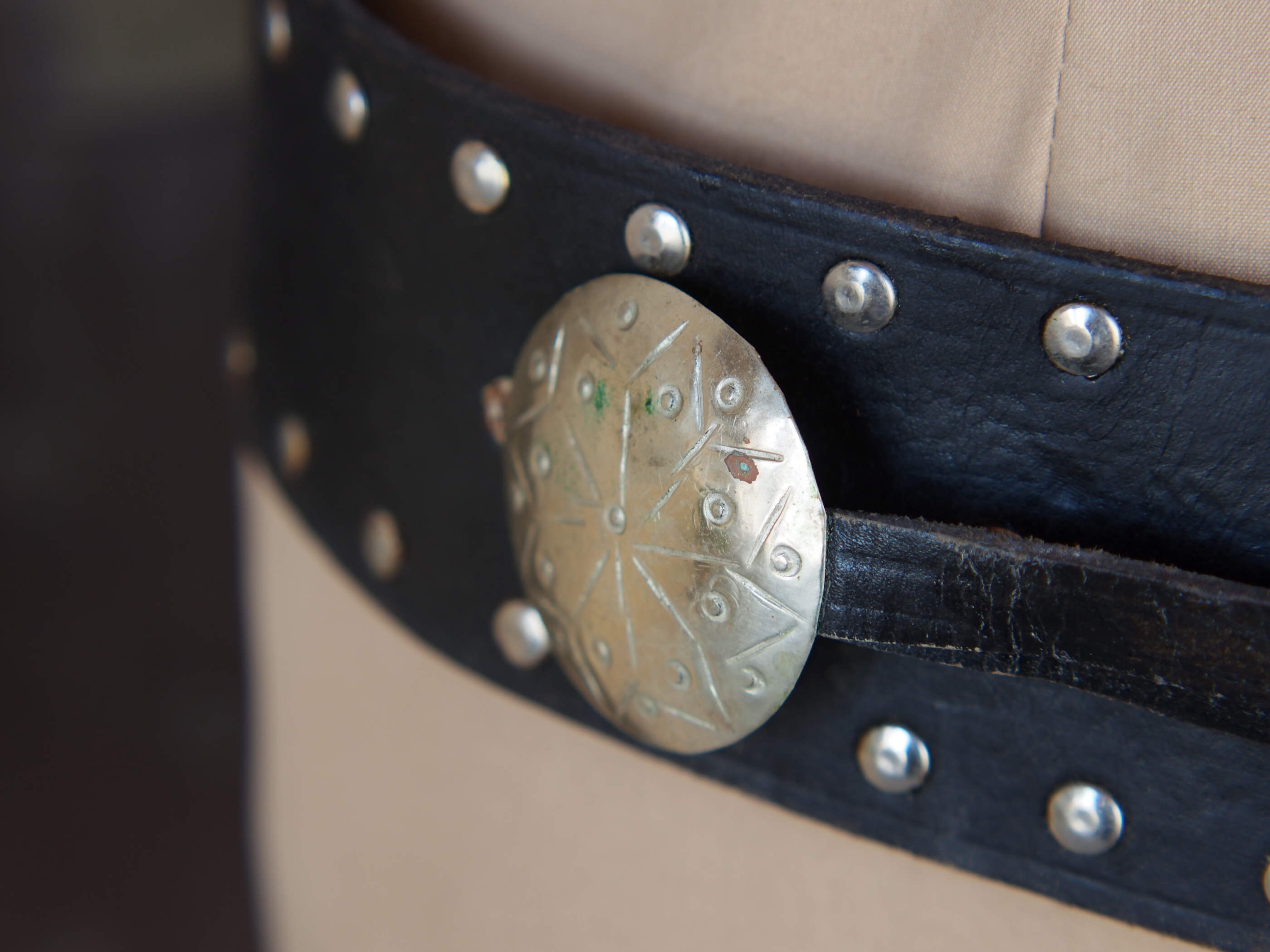 Moroccan Leather Belt. Ethnic Leather Fashion ACCESSORIES