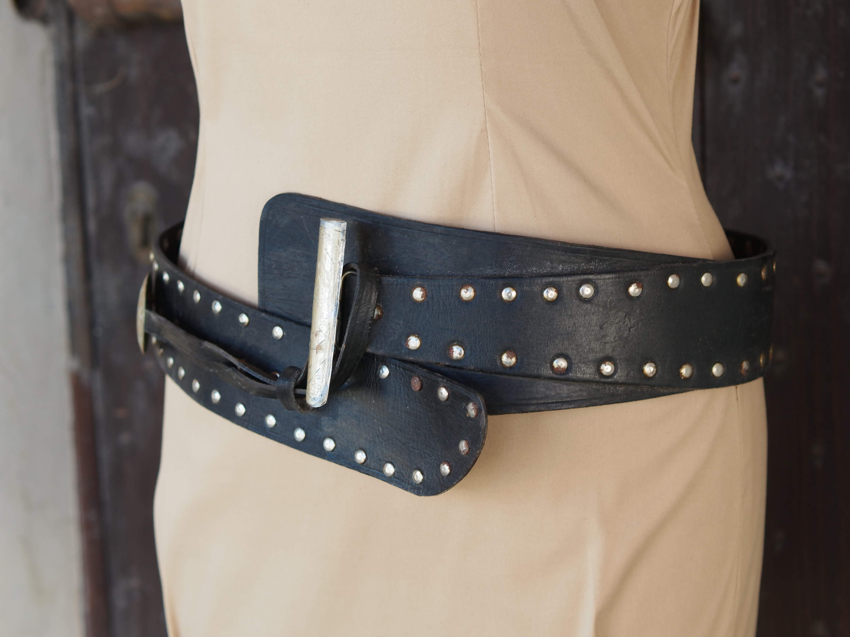 Moroccan Leather Belt. Ethnic Leather Fashion ACCESSORIES
