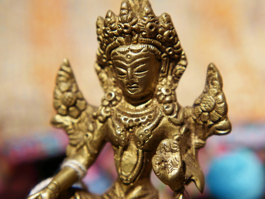 Green Tara Tibetan Deity Statue Code TARA2 Etsy