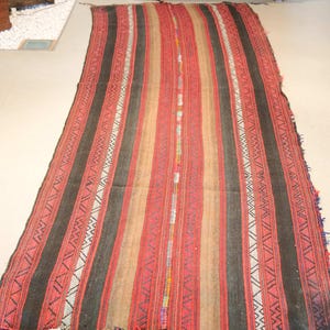 Djidjim kilim wool rug