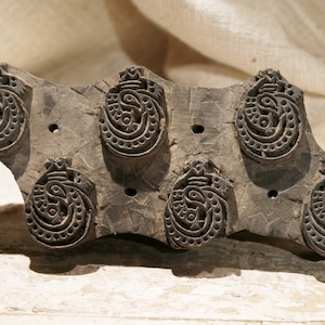 old print block stamp 21