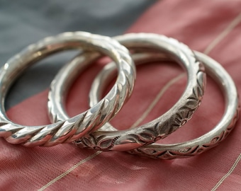 Indian silver bracelet