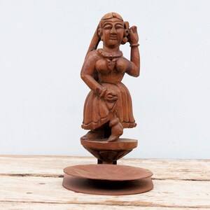 Statue tribale indienne avec socle cod.STRIB6