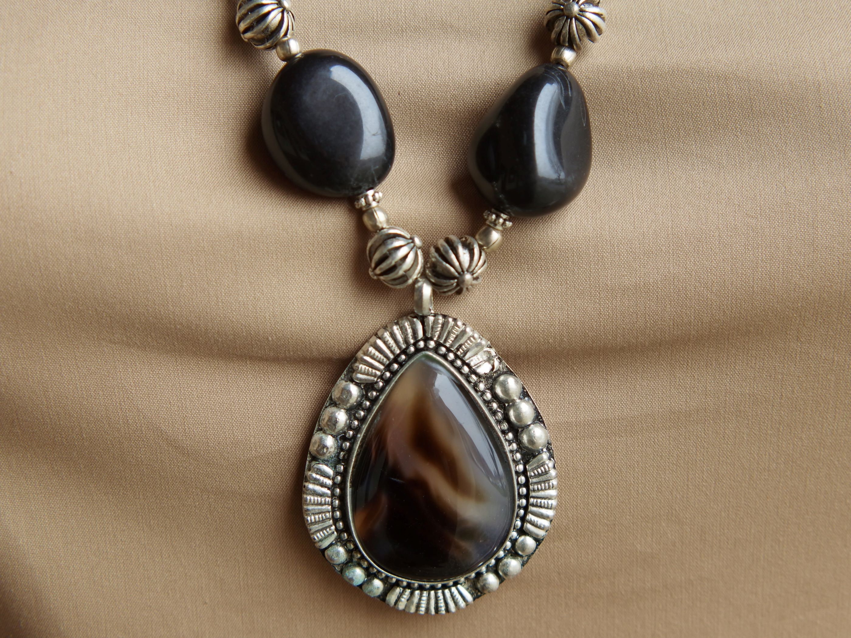 ★ODDCOLLET★ Eye pendant 2 (onyx) Eye in pendant 2 (onyx) - oddcollet | 60% - Asian Fashion