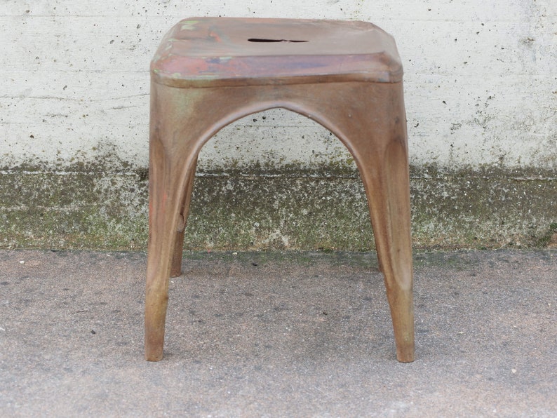 Original 70s/80s Indian Industrial Style Iron Stool Cod.sgab92 - Etsy