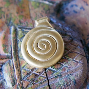 Spiral pendant Maya Azteca cod. PEND22