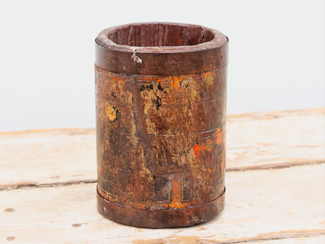 Vase in Painted Wood Cod.vas4 - Etsy