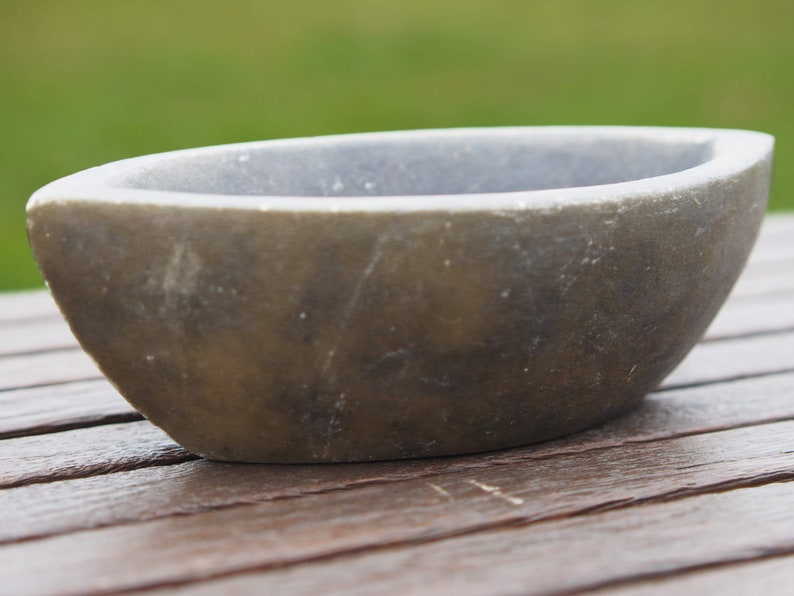 marble bowl, mortar, Indian marble spice pestle cod.MOR97 image 6