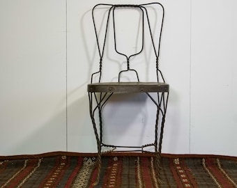 Vintage iron chair