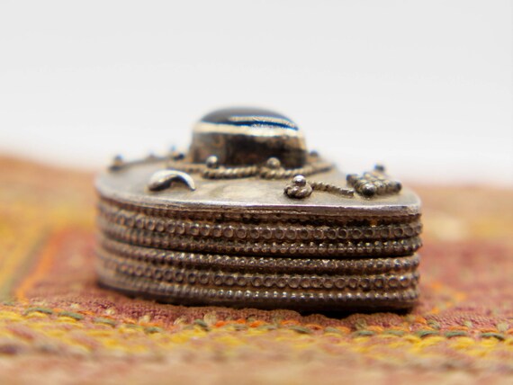 Boîte En Argent 925 Émaillée - Provenance Inde - Occasion
