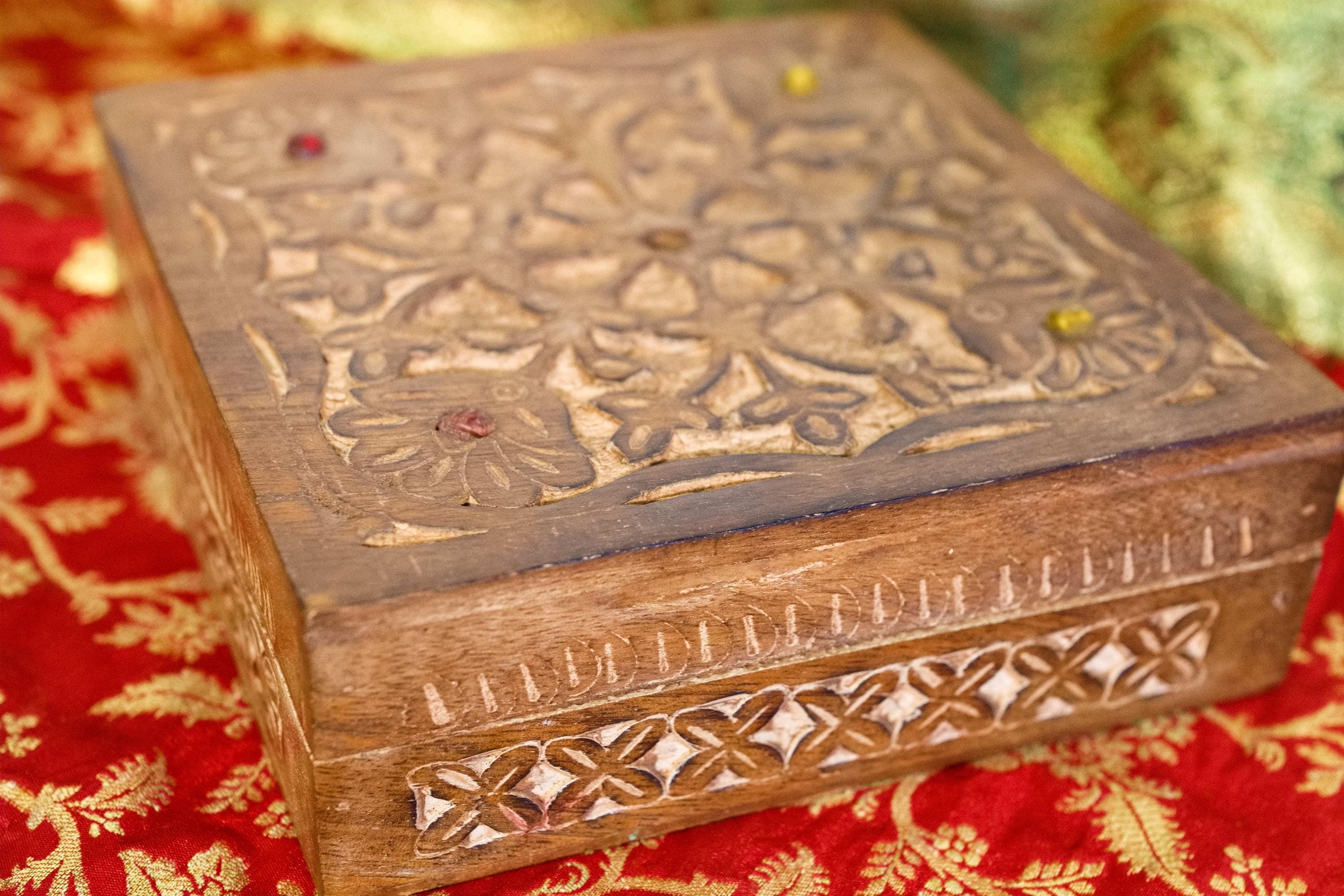 Painted Indian Box - Etsy