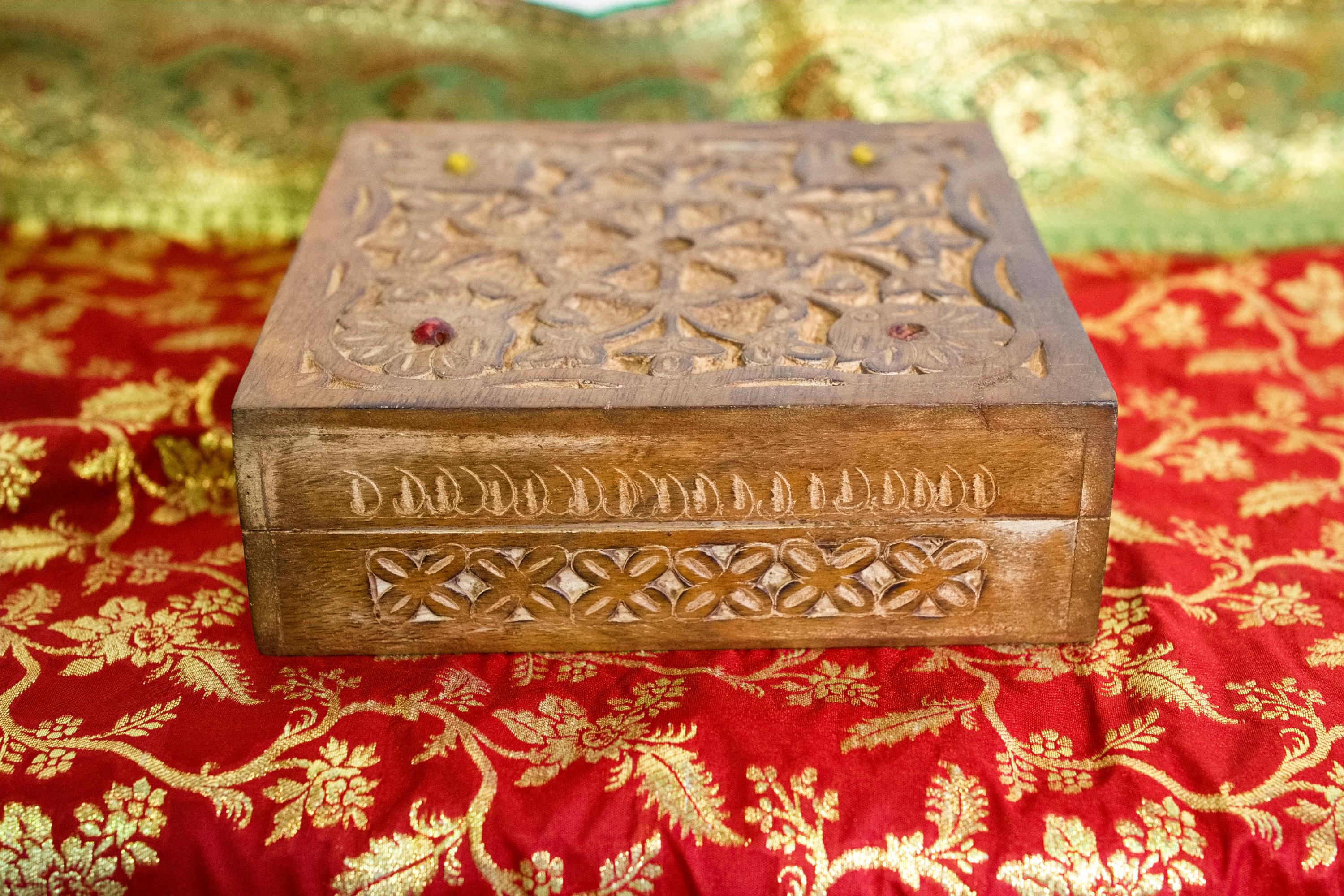 Painted Indian Box - Etsy