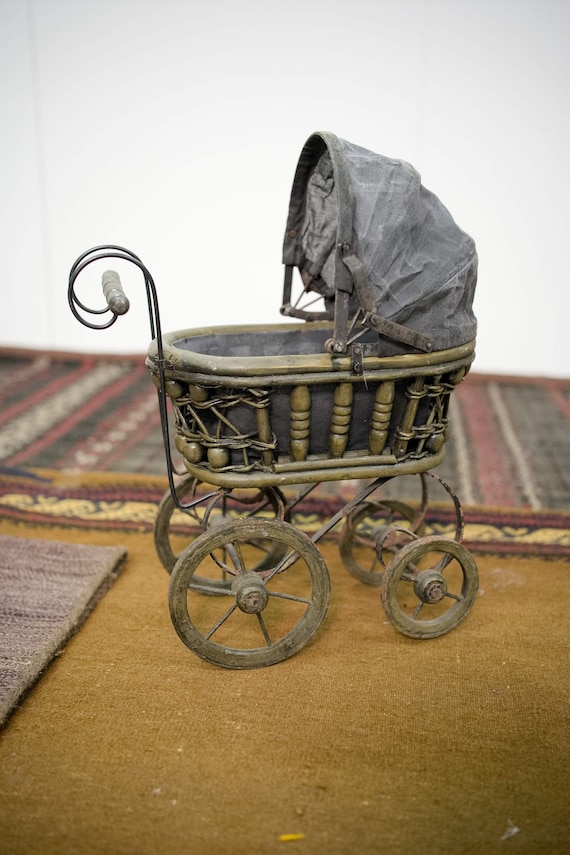 乳母車、木製人形用 50 年代ベビーカー SVM7 - Etsy 日本