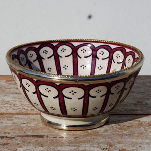 bowl decorated Morocco cod. CCM18