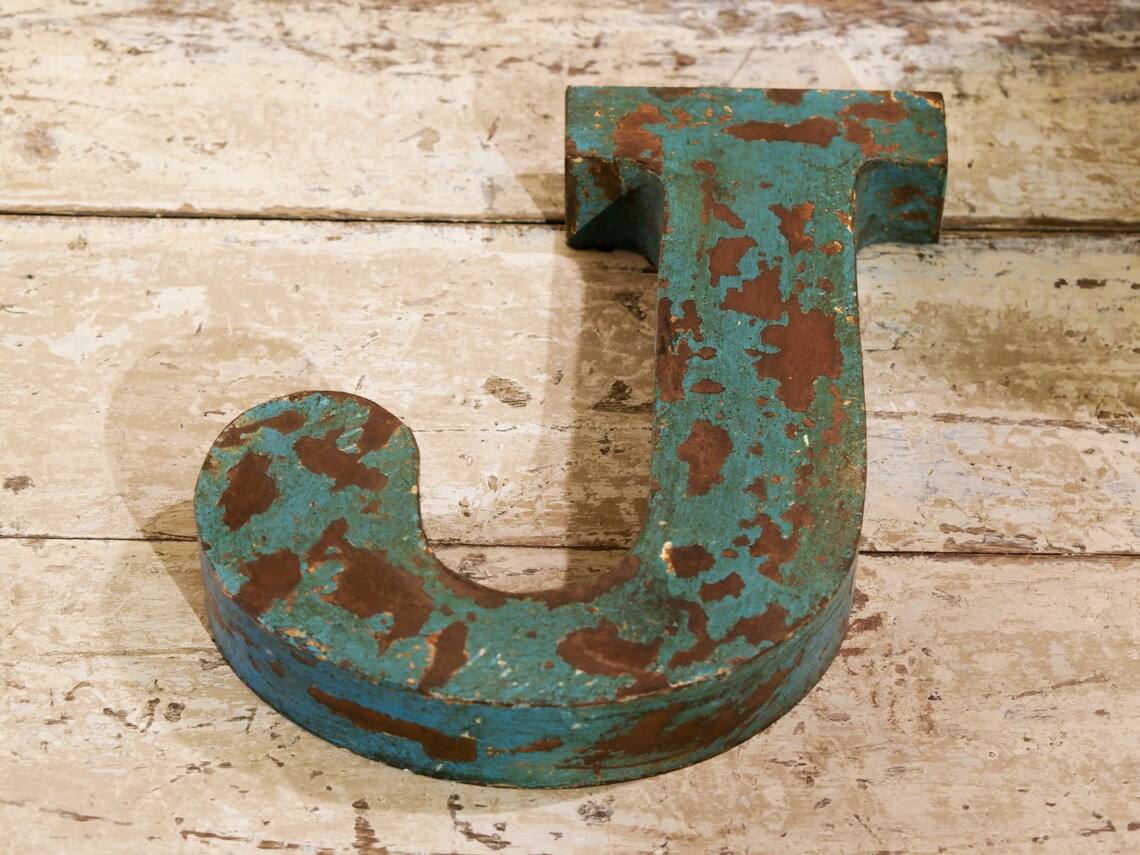 Metal Letter J cod. LMJ SN Etsy