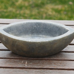 marble bowl, mortar, Indian marble spice pestle cod.MOR97 image 1