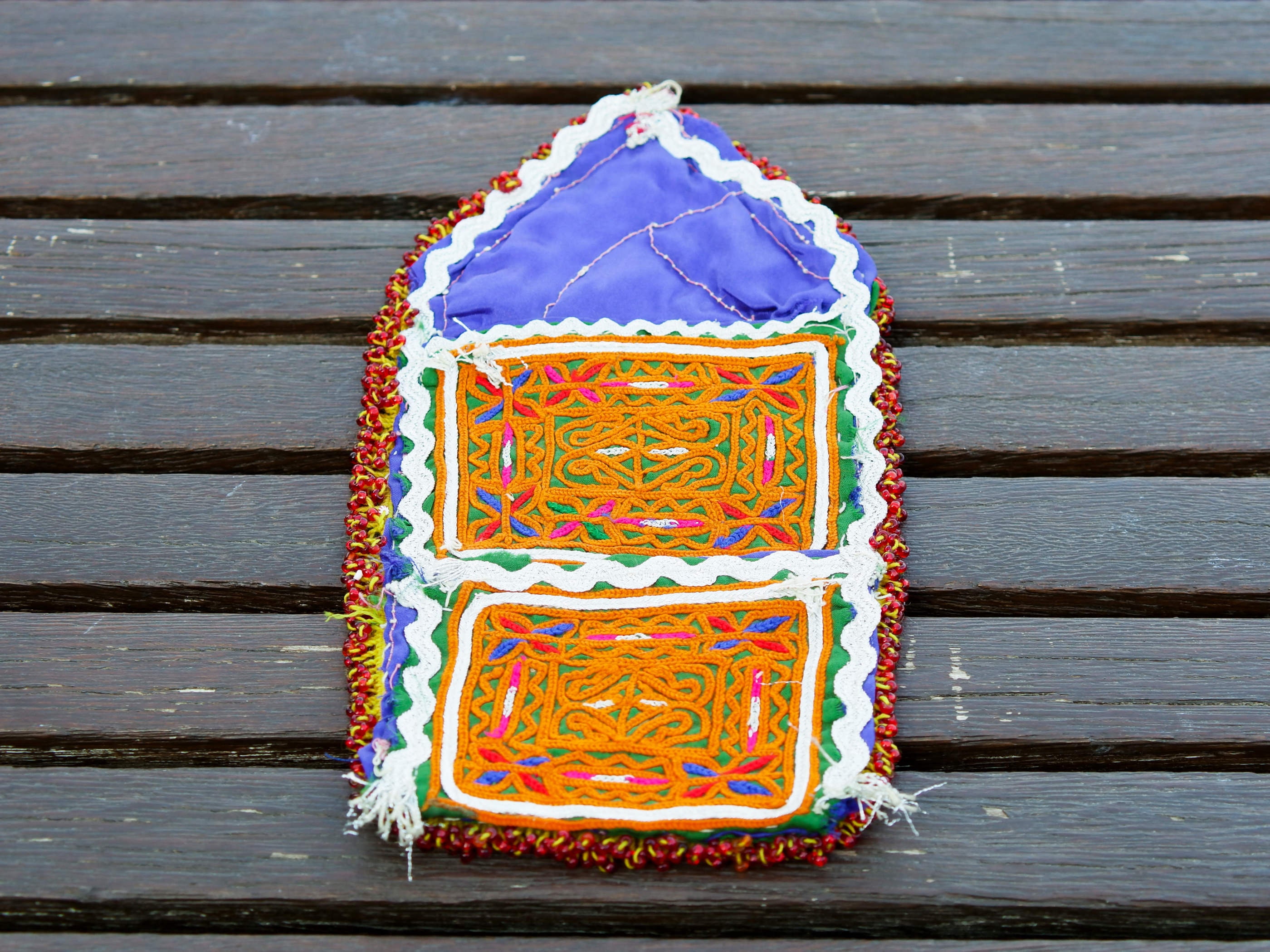 古いインドの刺繍生地コード TI133 - Etsy 日本
