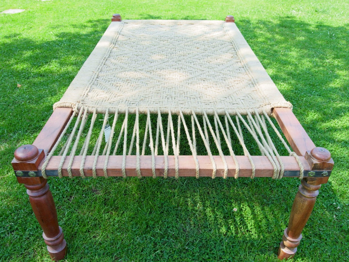 Charpai Bed Indian Bed Cod. Cb2 Etsy