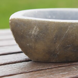marble bowl, mortar, Indian marble spice pestle cod.MOR97 image 7