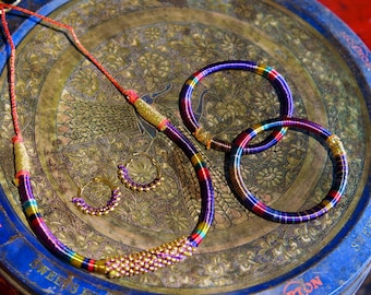 mix color silk set