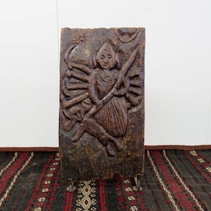 Indian Kali Goddess wooden statue