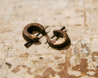 Indonesian coconut earrings code OC6