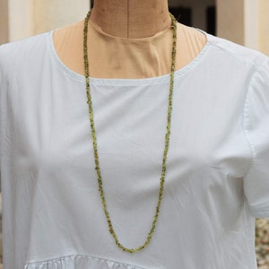 Collar indio con código olivino. COLLOLIV1