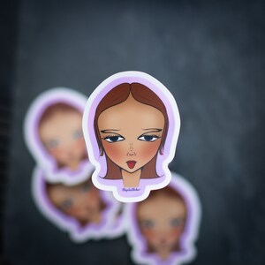 BUNNY  clear sticker