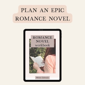 Romance novel workbook, Plot planner for romance writers, Writer worksheets, Romance writing help