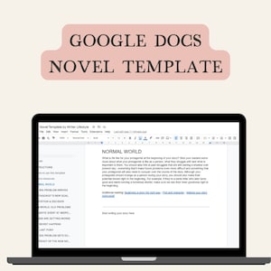 Writing a book outline template for Google Docs, How to write a novel, Digital story writing planner