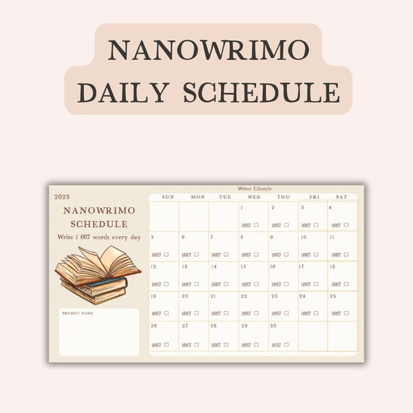Nanowrimo Etsy