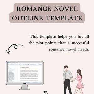 Romance novel outline template for Google Docs