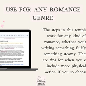 Romance novel outline template for Google Docs, Book writing beat sheet image 4