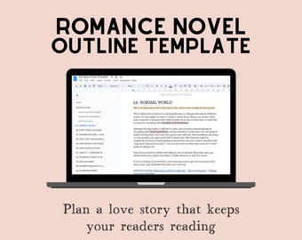 Romance novel outline template for Google Docs