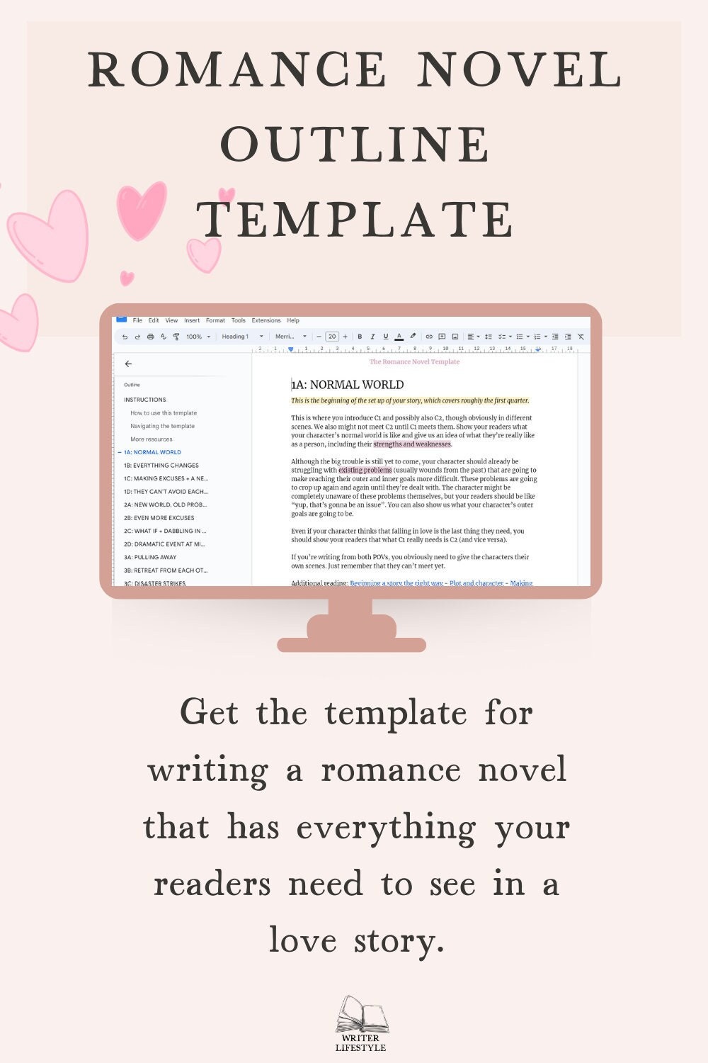Author Brand Starter Kit Author Planner Writing Template Novel Writing  Digital Download Printable Book Planner 