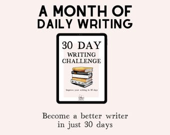 30 day creative writing challenge with daily story ideas and exercises (PDF)