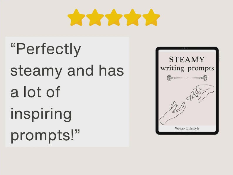 Steamy Romance Writing Prompts for Adult Story Inspiration (PDF Ebook ...