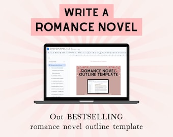 Romance novel outline template for Google Docs, Romance writing workbook, How to write a love story