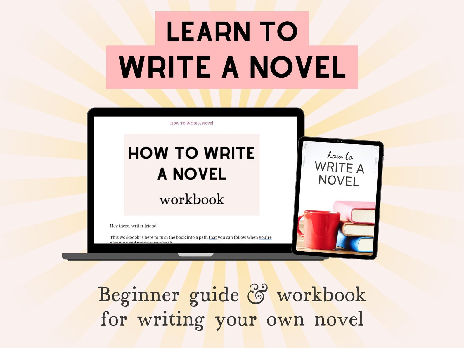 How to Write A Novel Guide and Workbook, Creative Writing Course With ...