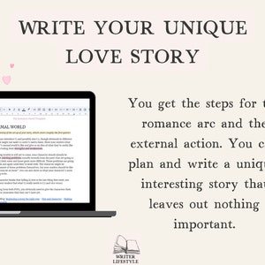 Romance novel outline template for Google Docs, Book writing beat sheet image 5