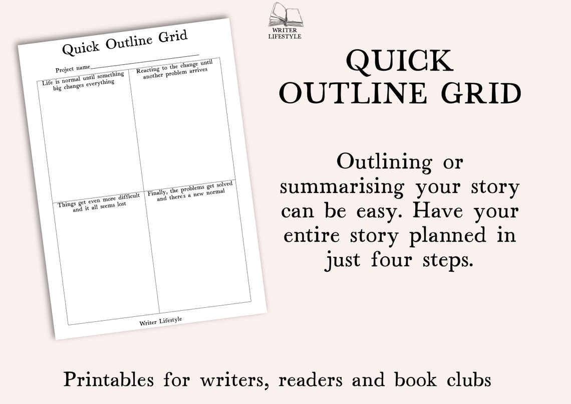 Story Writing Template for Authors Writer Printables for - Etsy