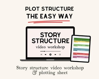 How to write a book with story structure (video & plotting sheet)